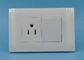 2 Gang 1 Way Light Switches And Plug Sockets , Residential Electrical Switches