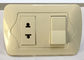 15A 250V 1 Way 1 Gang Socket Residential Electrical Switches Long Usage Life